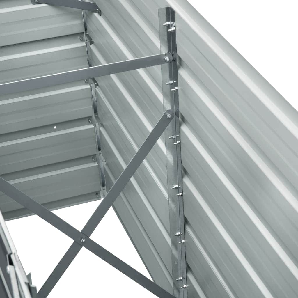 Garden Raised Bed Galvanised Steel  (Grey)