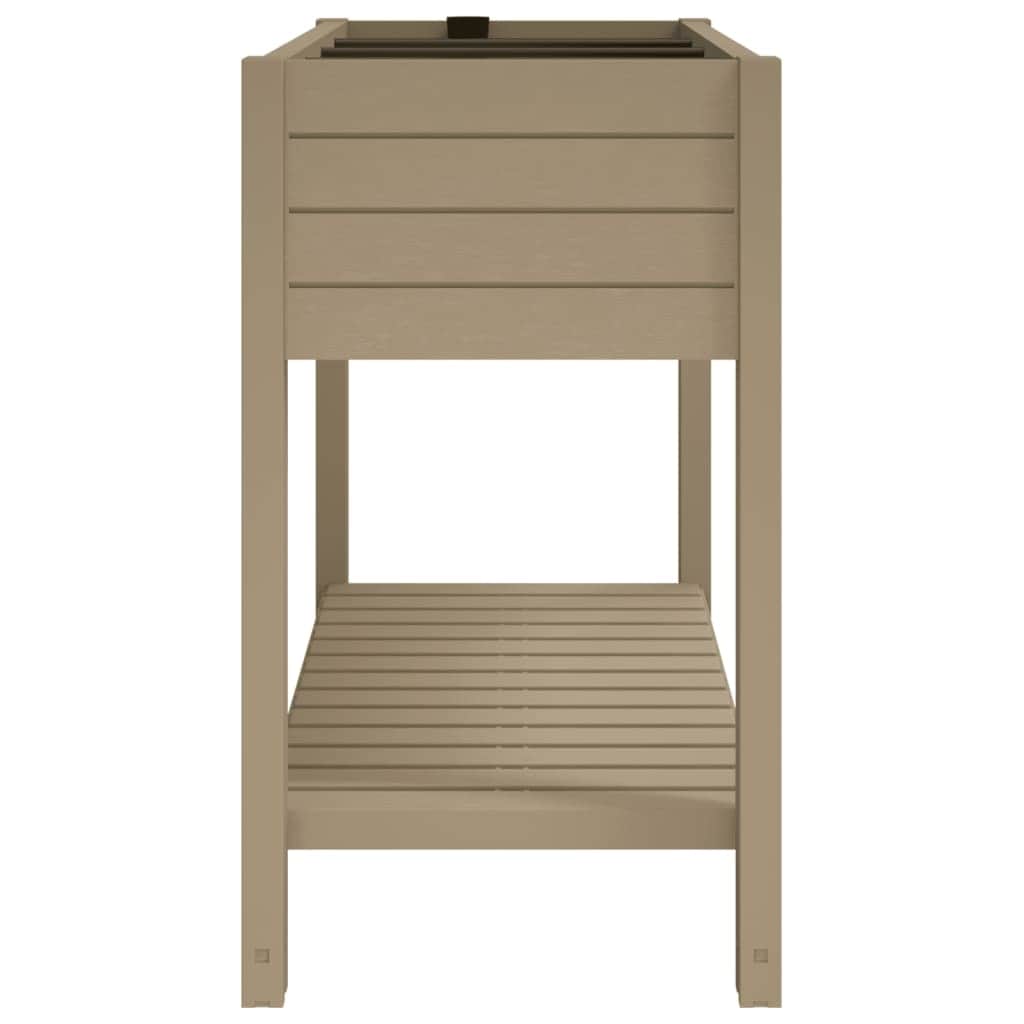 Garden Raised Bed Light Brown Polypropylene