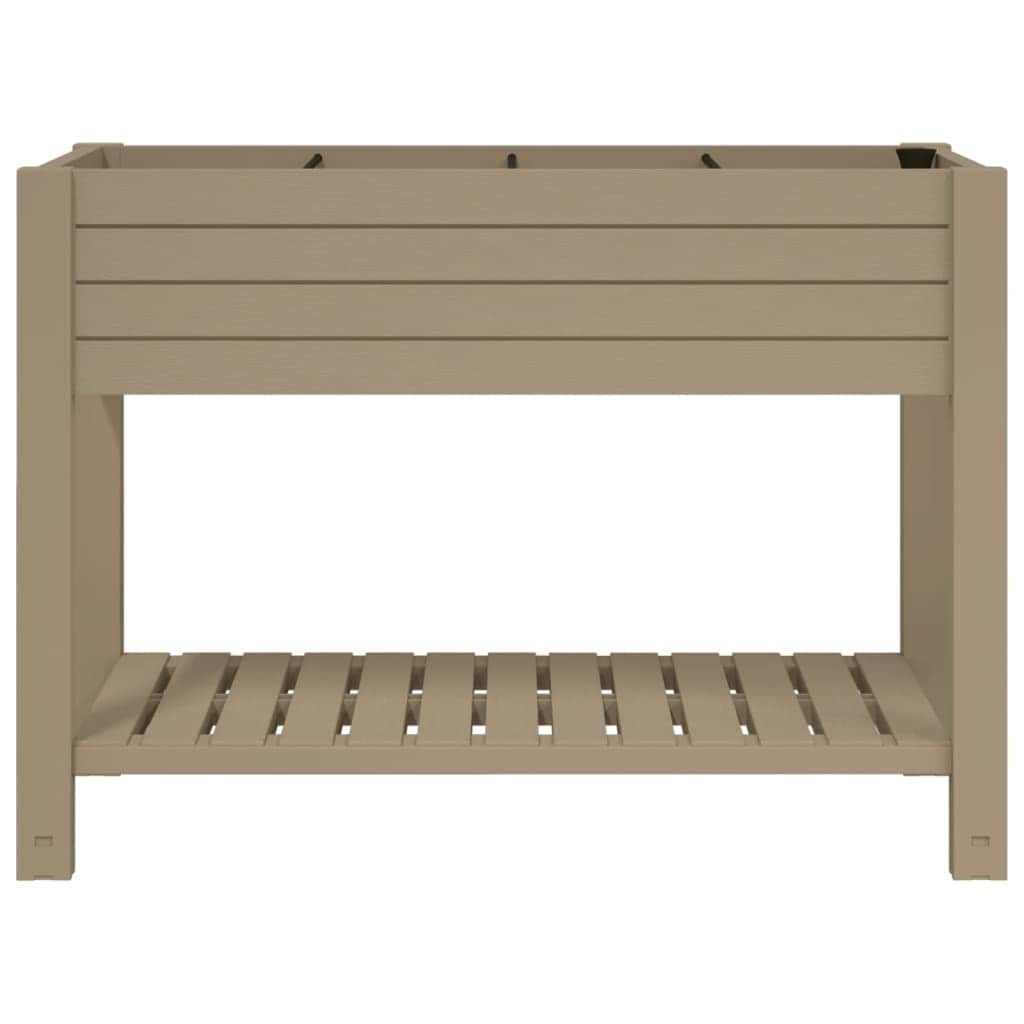 Garden Raised Bed Light Brown Polypropylene