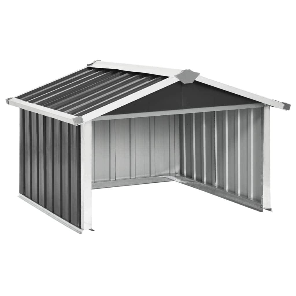 Garden Robot Lawnmower Shed Galvanised Steel Anthracite