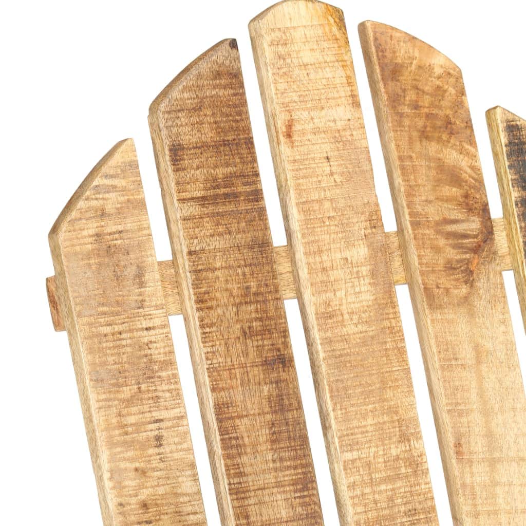 Garden Rocking Chair Solid Mango Wood, Rocking Chairs