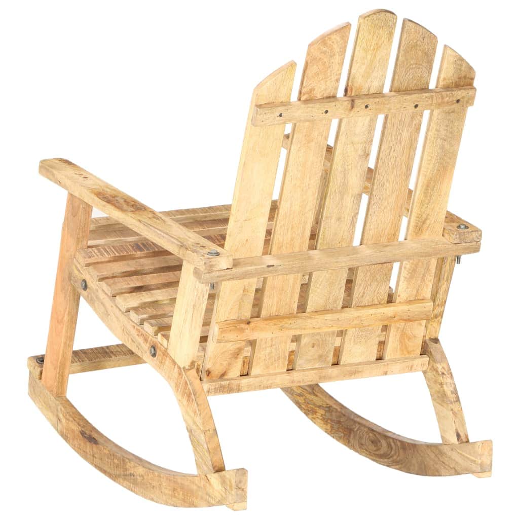 Garden Rocking Chair Solid Mango Wood | Rocking Chairs