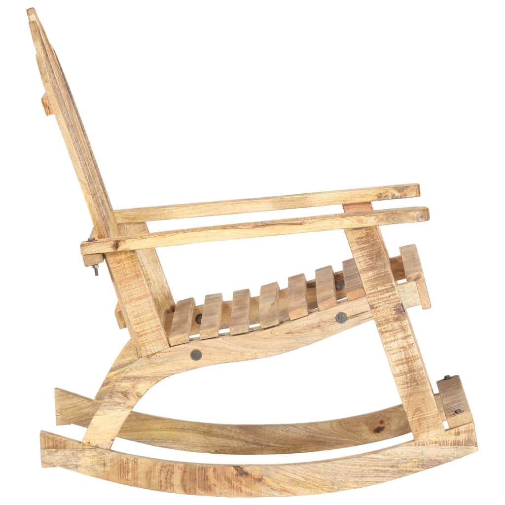 Rocking Chairs - Garden Rocking Chair Solid Mango Wood