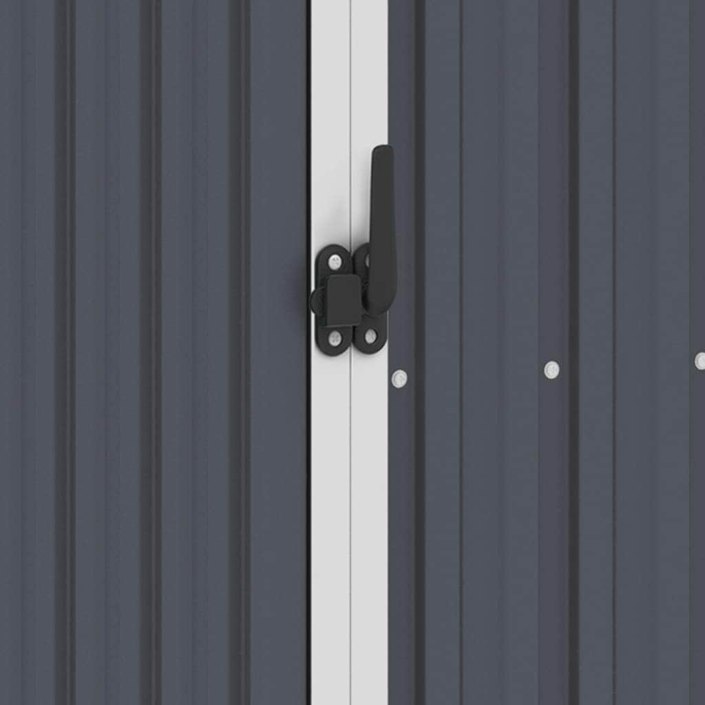 Garden Shed Anthracite Galvanised Steel