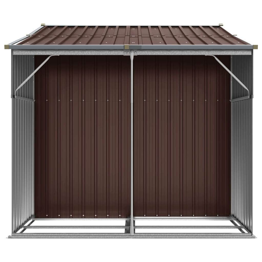 Garden Shed Galvanised Steel Green