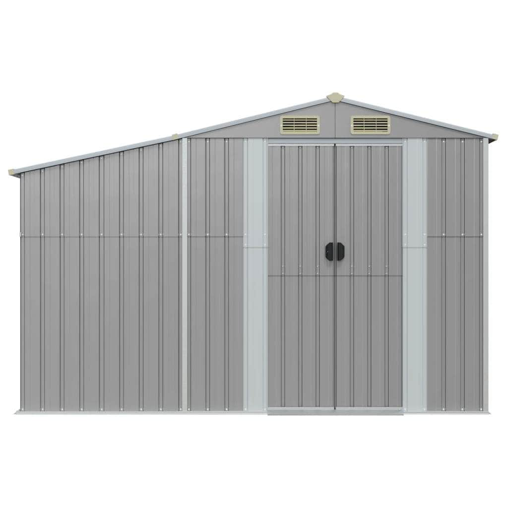 Garden Shed Galvanised Steel Green