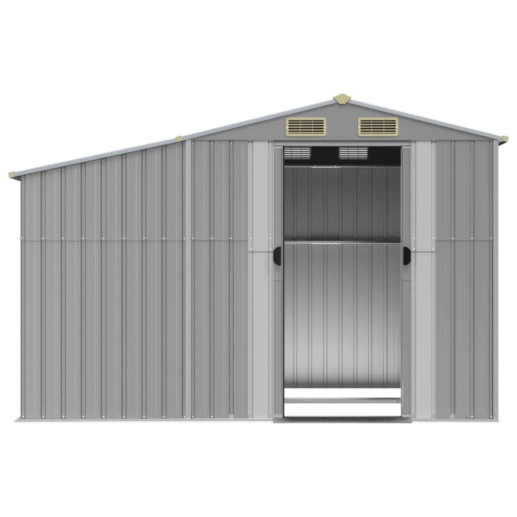 Garden Shed Galvanised Steel Green