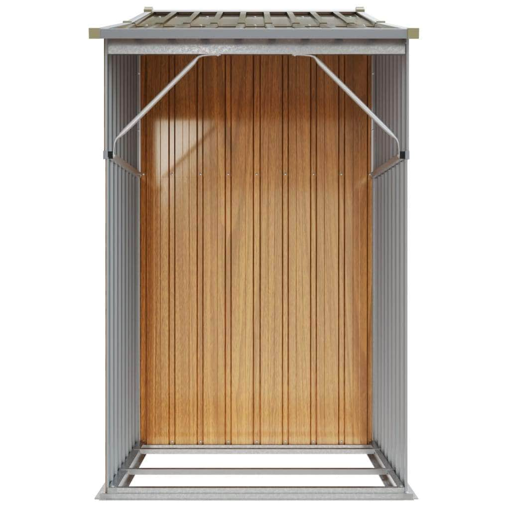 Garden Shed Galvanised Steel Green