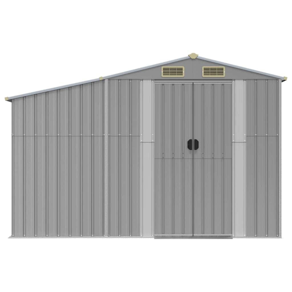 Garden Shed Galvanised Steel Green