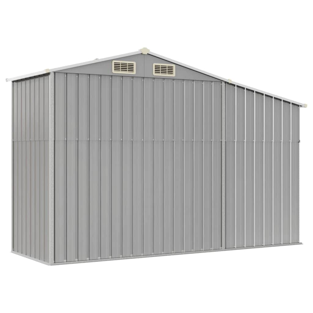 Garden Shed Galvanised Steel Green