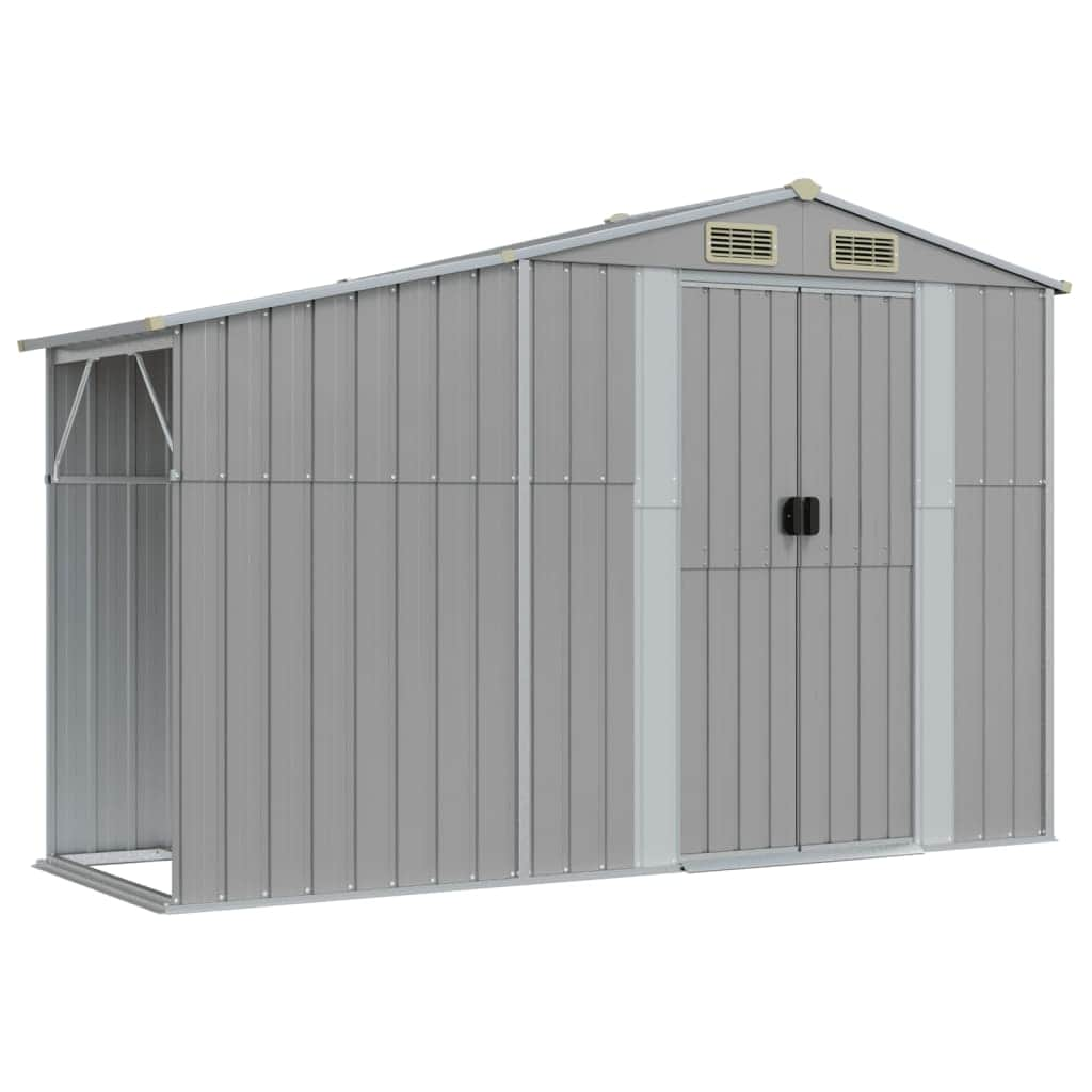 Garden Shed Galvanised Steel Green