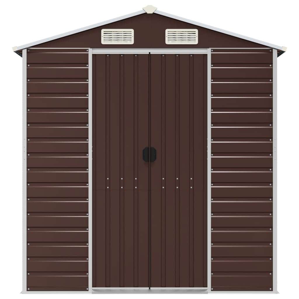 Garden Shed Green  Galvanised Steel