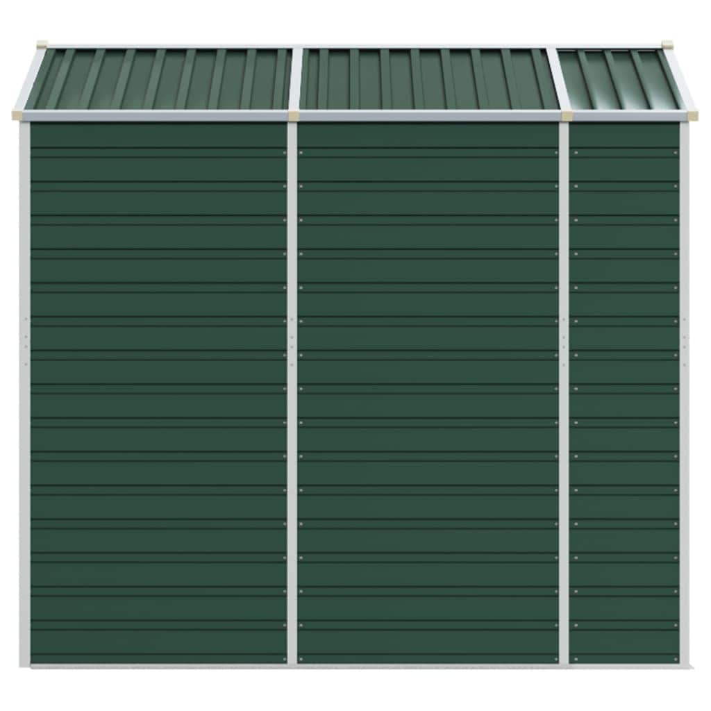Garden Shed Green  Galvanised Steel
