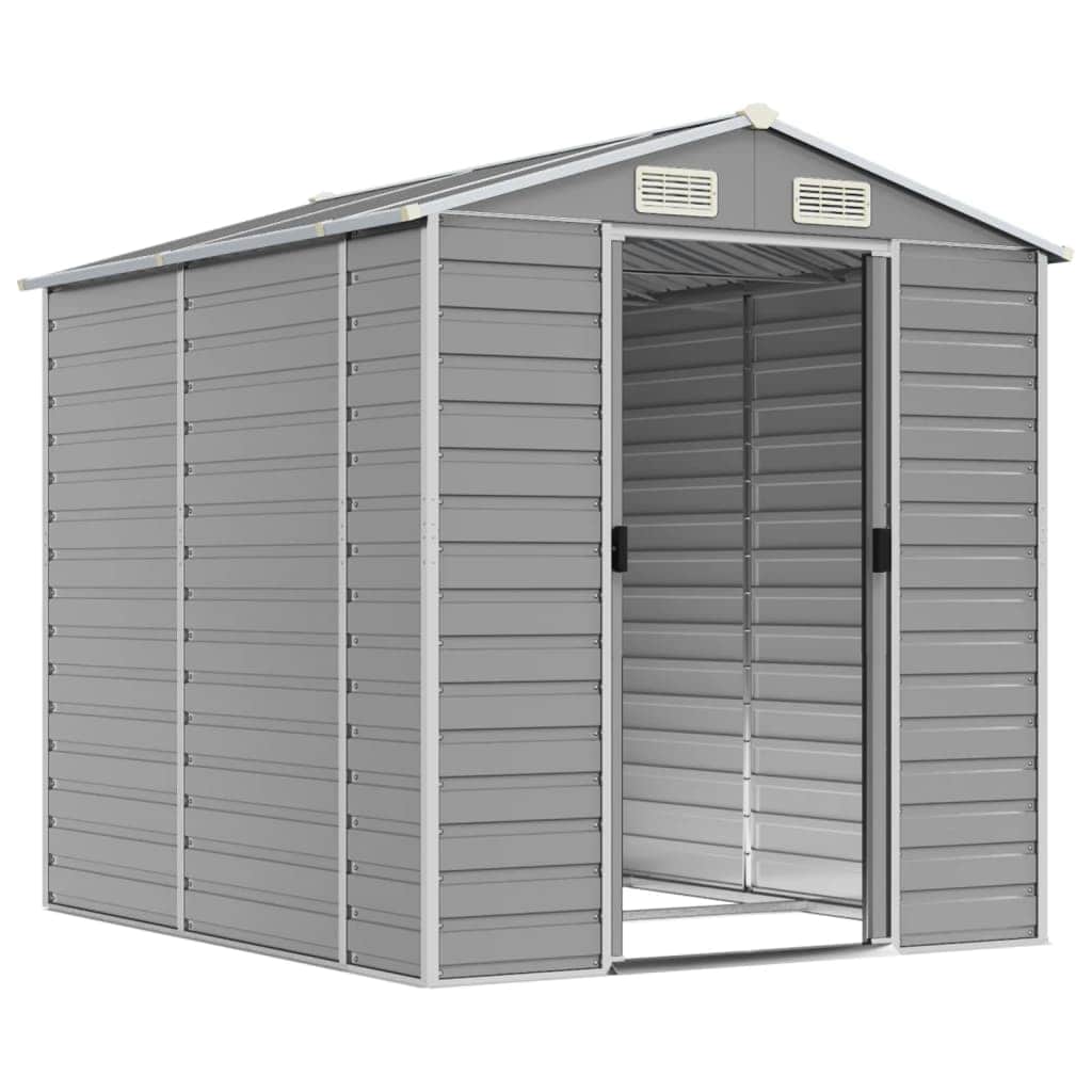 Garden Shed Green  Galvanised Steel