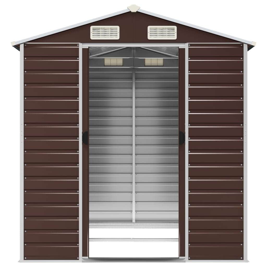 Garden Shed Green  Galvanised Steel