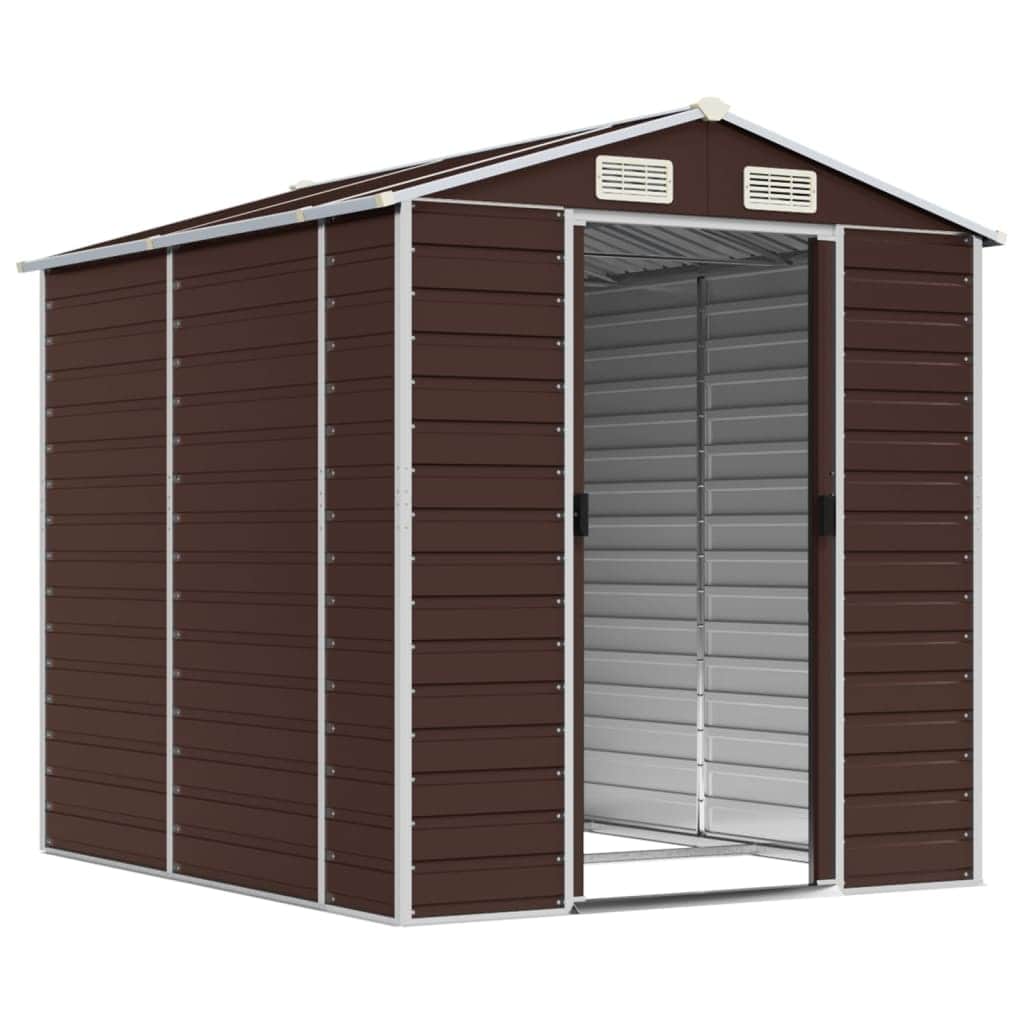 Garden Shed Green  Galvanised Steel
