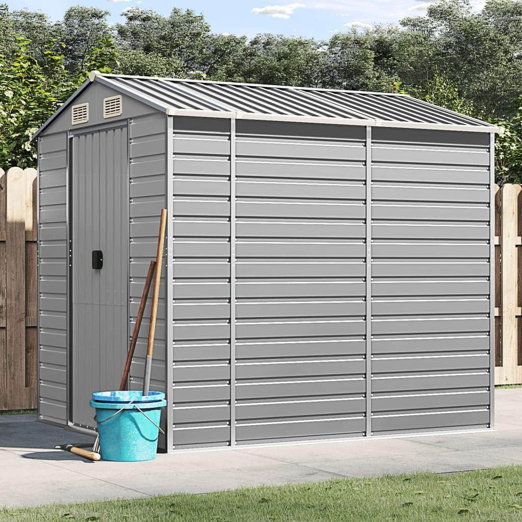 Garden Shed Green  Galvanised Steel