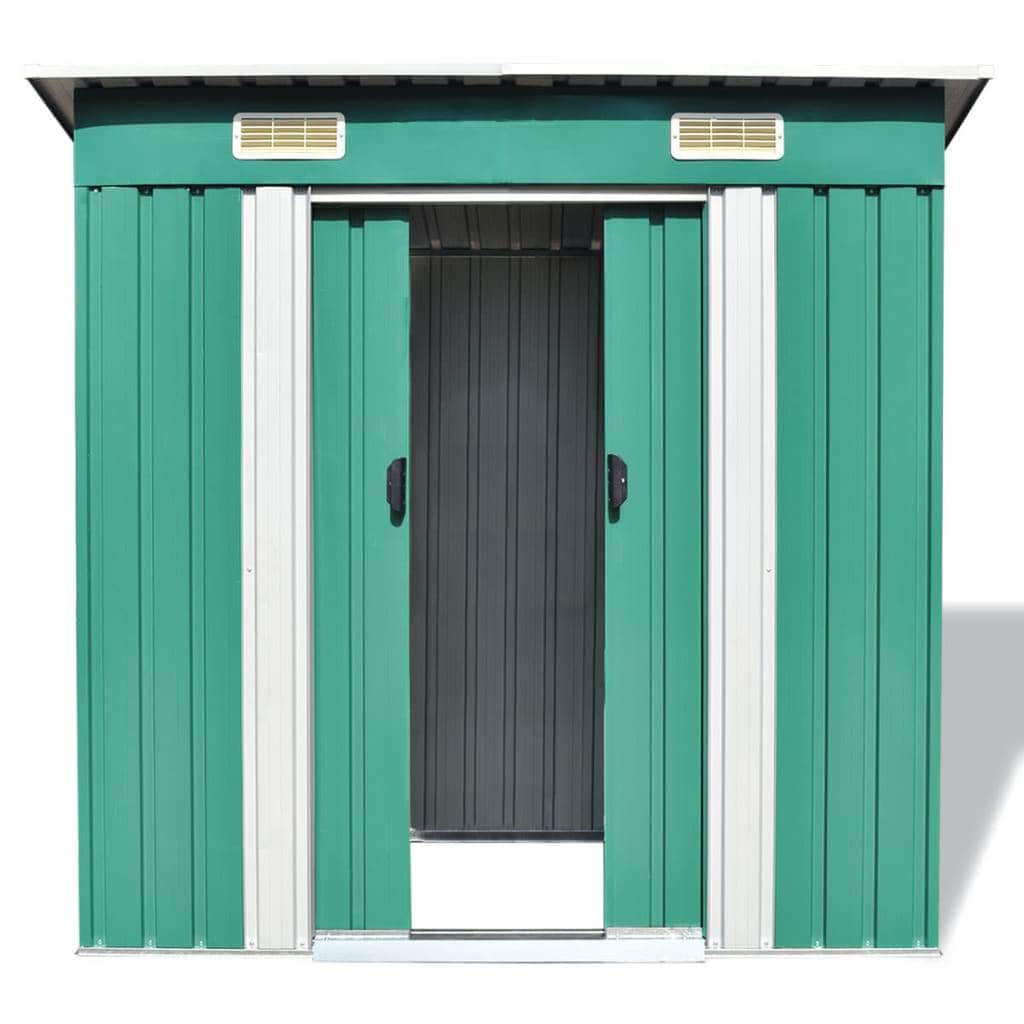 Garden Shed Green Metal - Simple deals