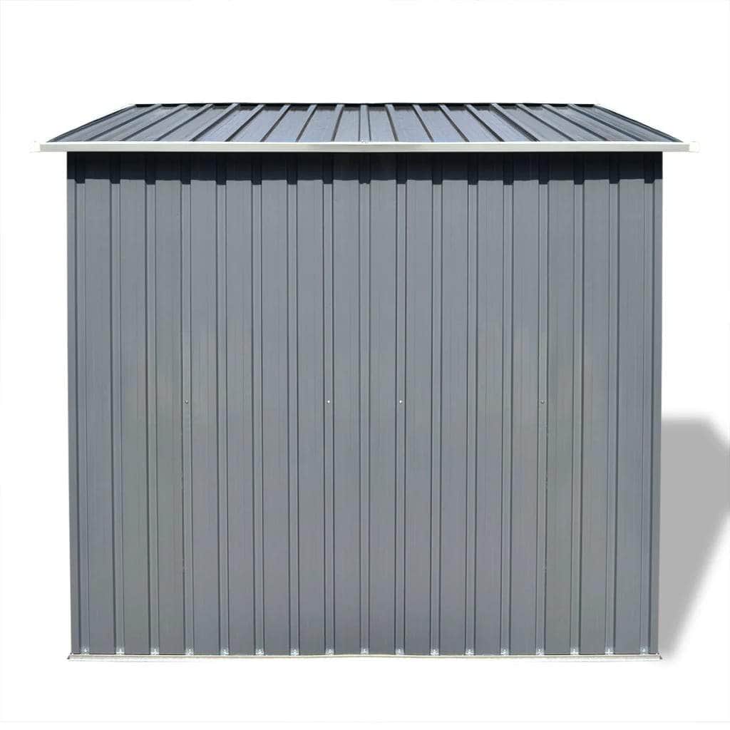Garden Shed Grey Metal - Simple deals