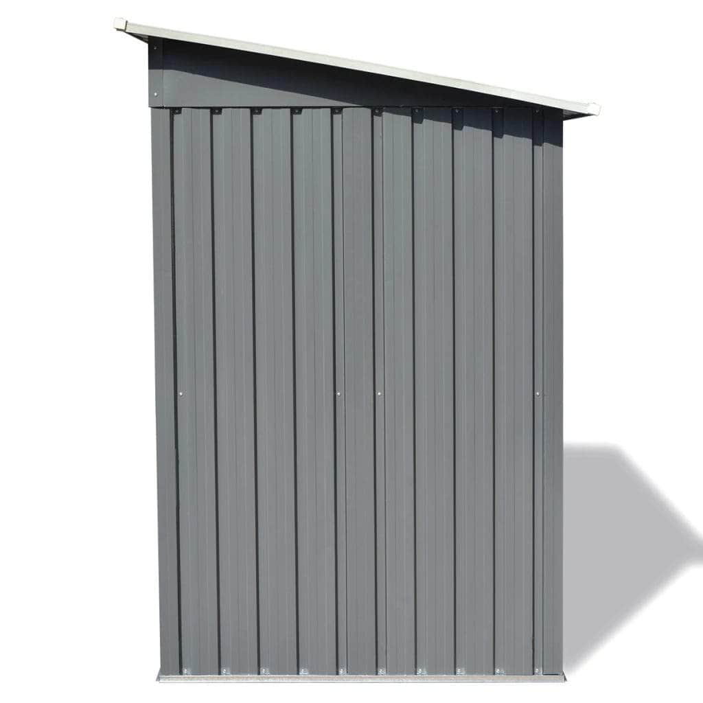 Garden Shed Grey Metal - Simple deals