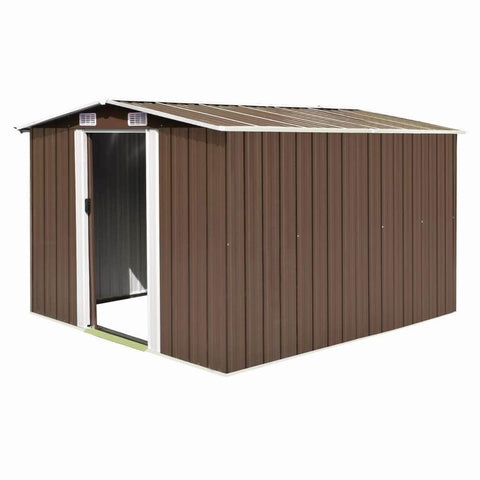 Garden Shed Metal - Brown