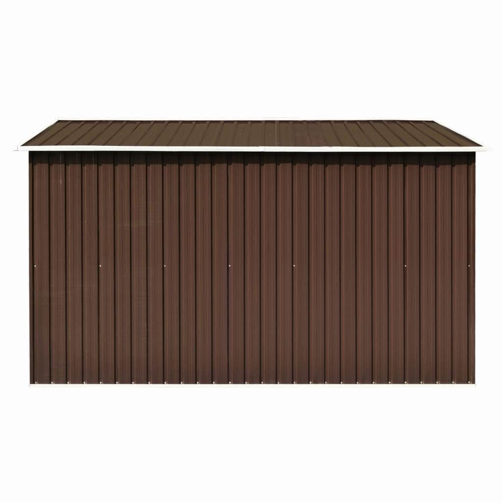 Garden Shed Metal - Brown