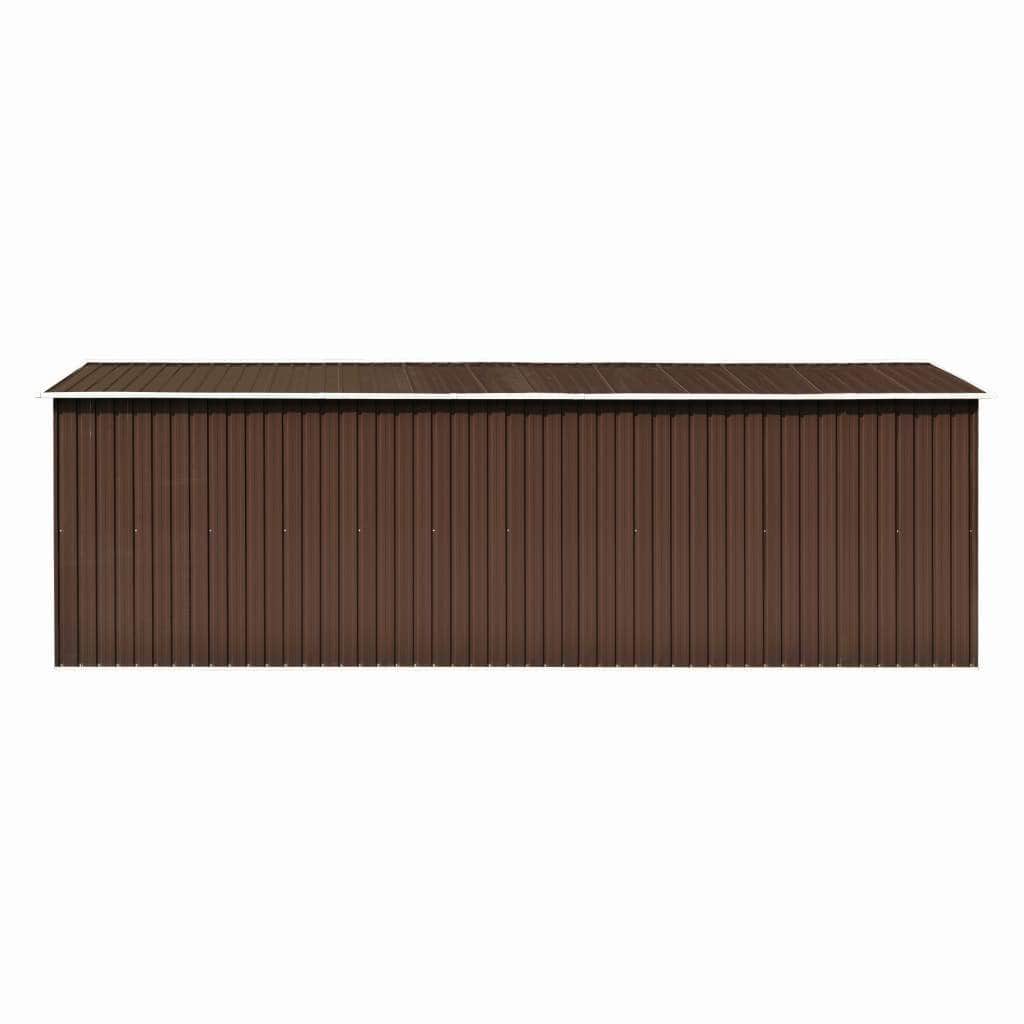 Garden Shed Metal Brown