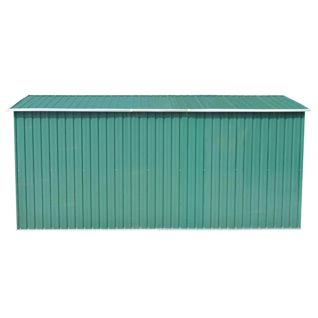 Garden Shed  Metal Green