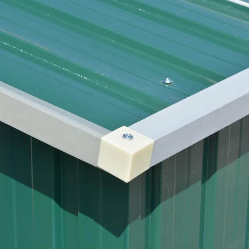 Garden Shed  Metal Green