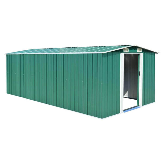 Garden Shed Metal - Green