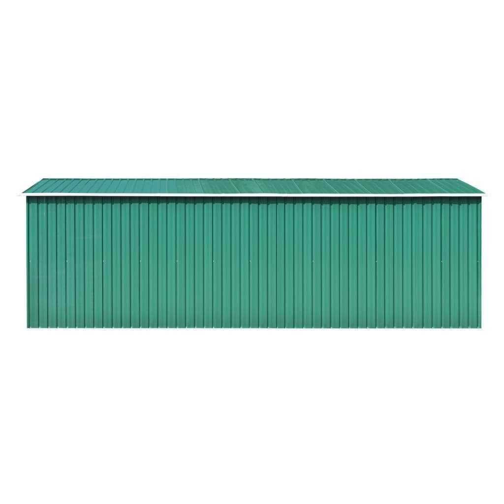 Garden Shed Metal Green