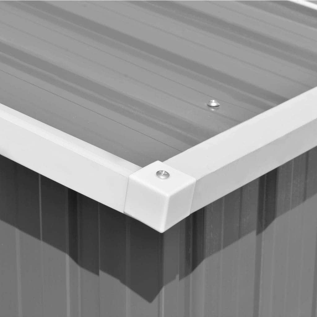 Garden Shed  Metal Grey