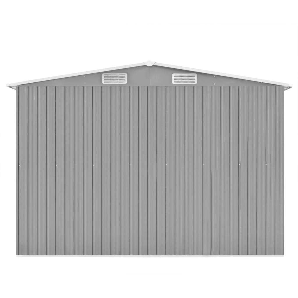 Garden Shed Metal Grey