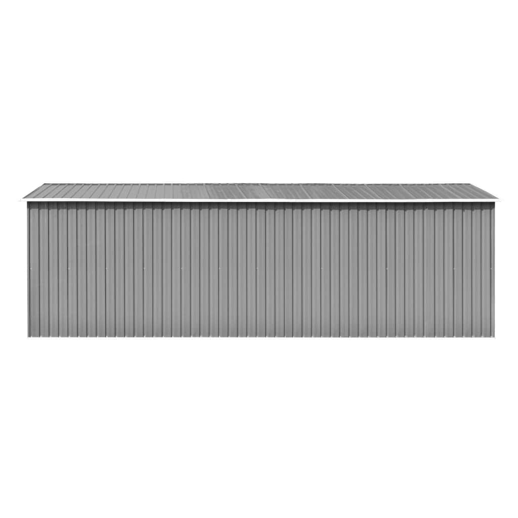 Garden Shed Metal Grey