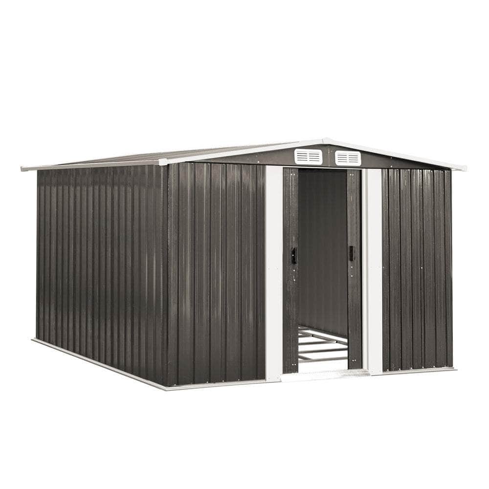 Garden Shed Outdoor Storage Sheds Cabin Metal Base