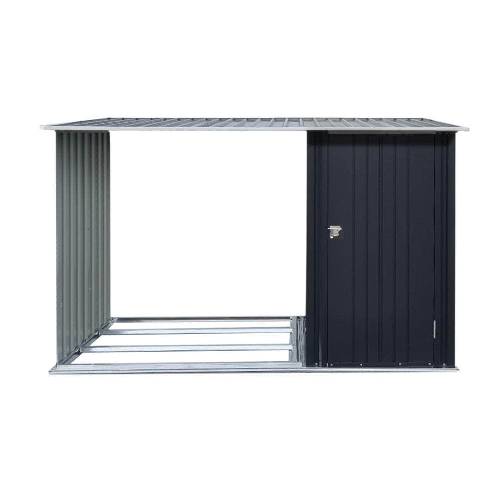 Garden Shed Sheds Outdoor Tool 2.49x1.04M Storage Workshop House Galvanised Steel