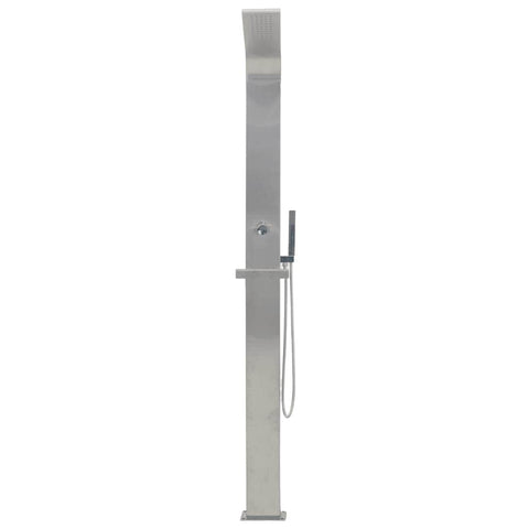 Garden Shower Panel System Stainless Steel Curved