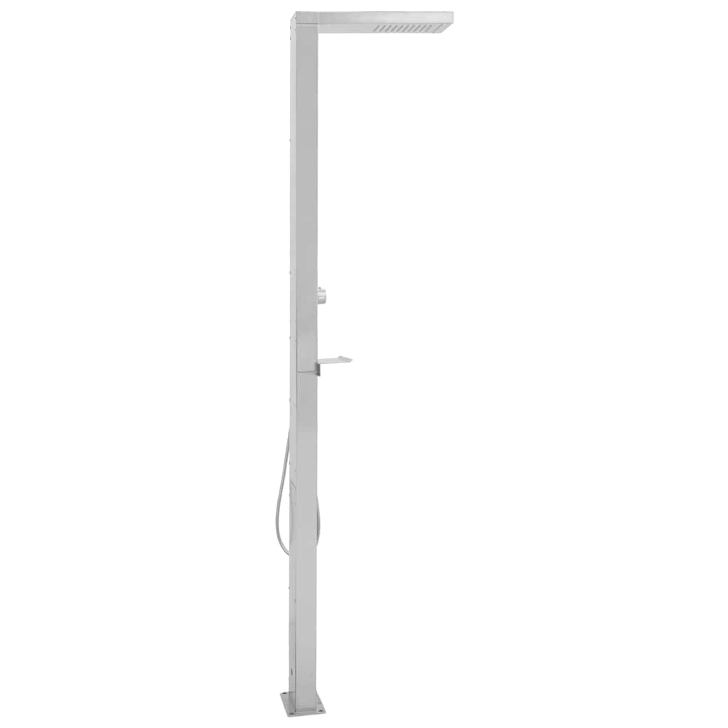Garden Shower Panel System Stainless Steel Square