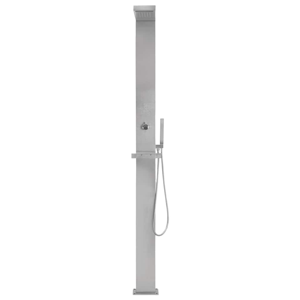 Garden Shower Panel System Stainless Steel Square