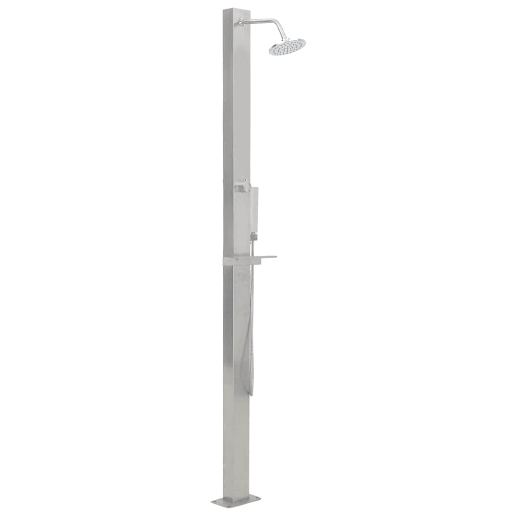 Garden Shower Panel System Stainless Steel Straight
