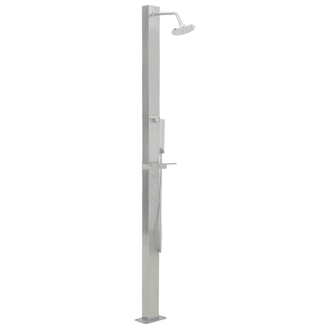 Garden Shower Panel System Stainless Steel Straight