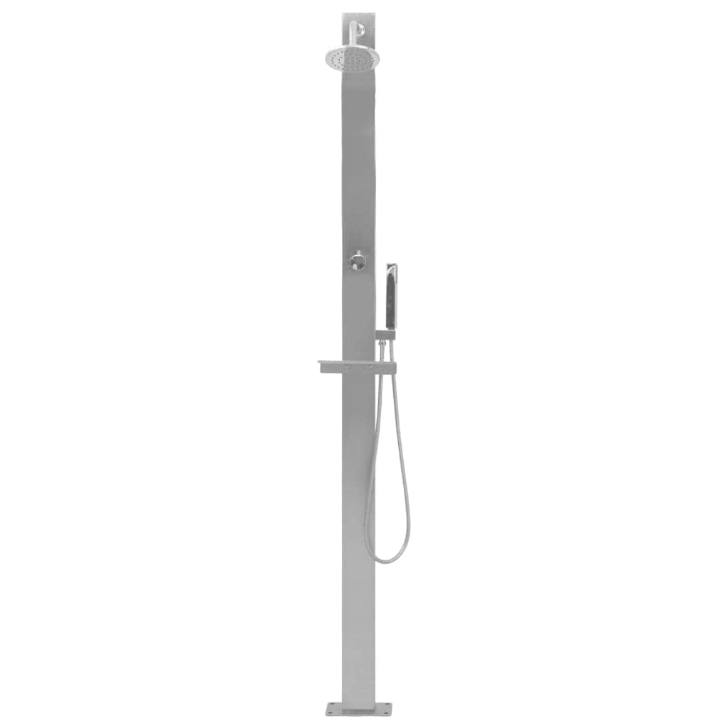 Garden Shower Panel System Stainless Steel Straight