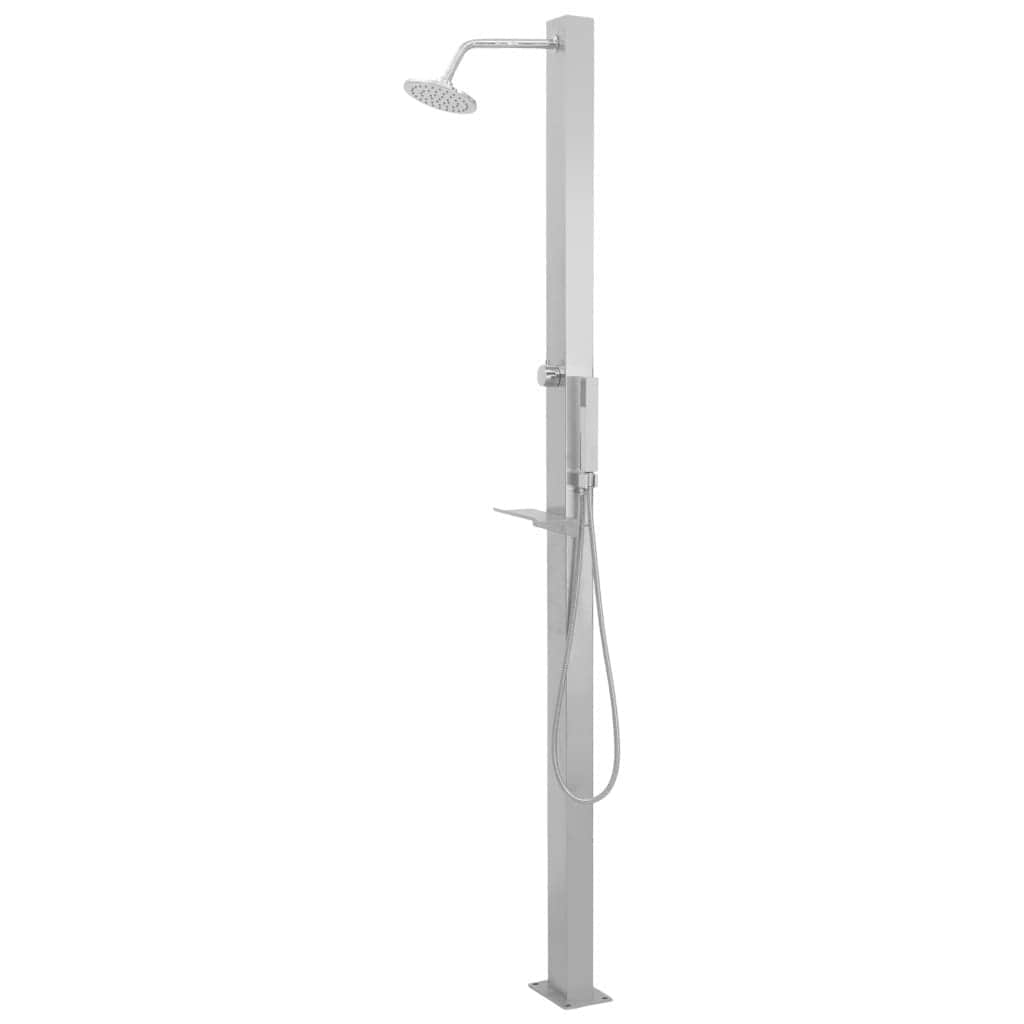 Garden Shower Panel System Stainless Steel Straight