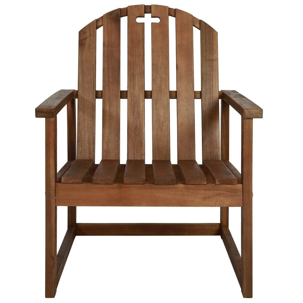 Garden Sofa Chairs 2 pcs Solid Acacia Wood - Simple deals