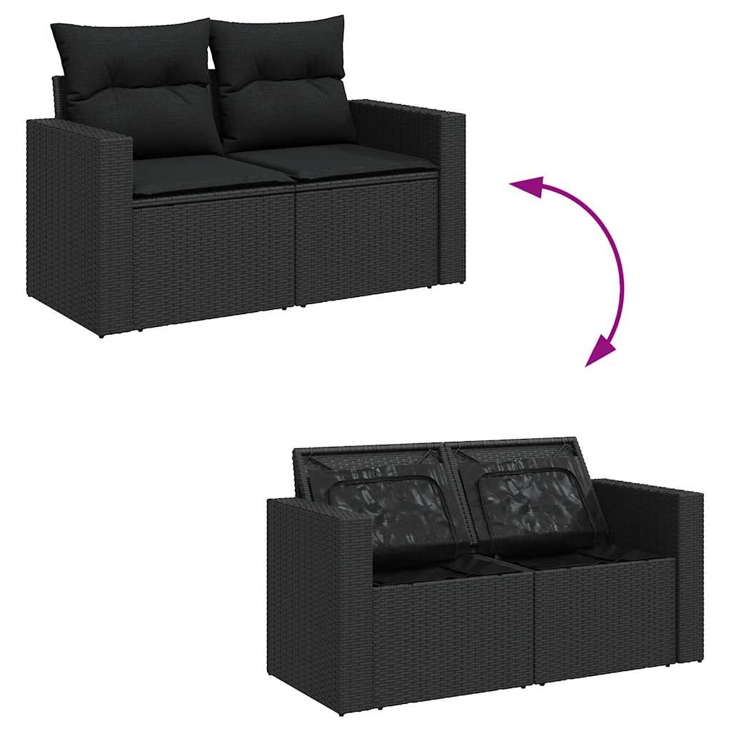 Garden Sofa Set with Cushions Modular Sofa 6 Pcs - Relax in Style