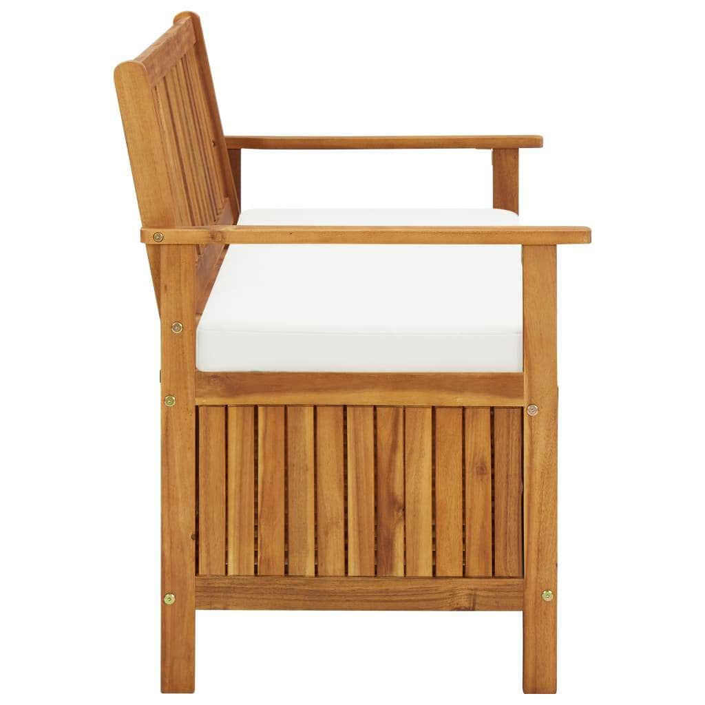Garden Storage Bench Solid Acacia Wood - Simple deals