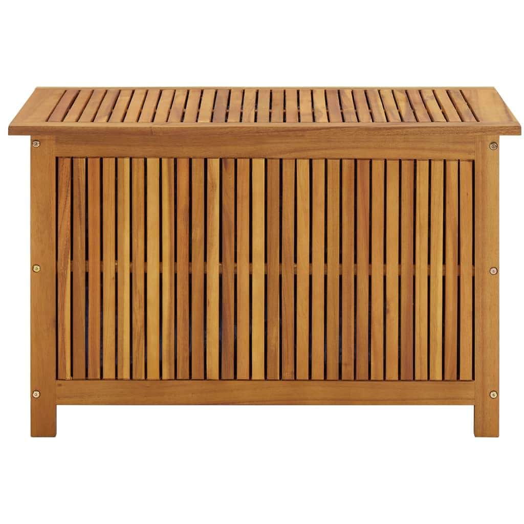 Acacia finish - Garden Storage Bo Solid Acacia Wood