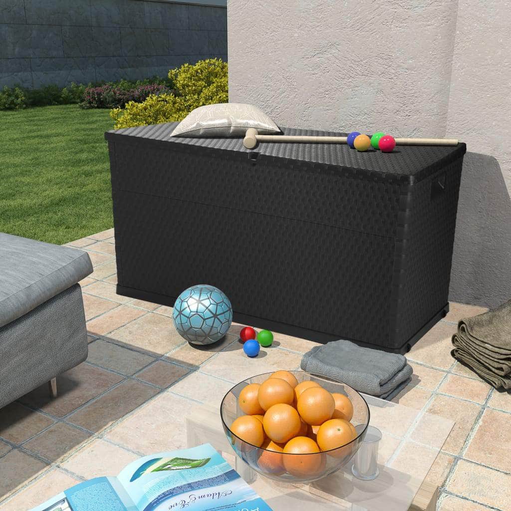 Garden Storage Box Anthracite - Simple deals
