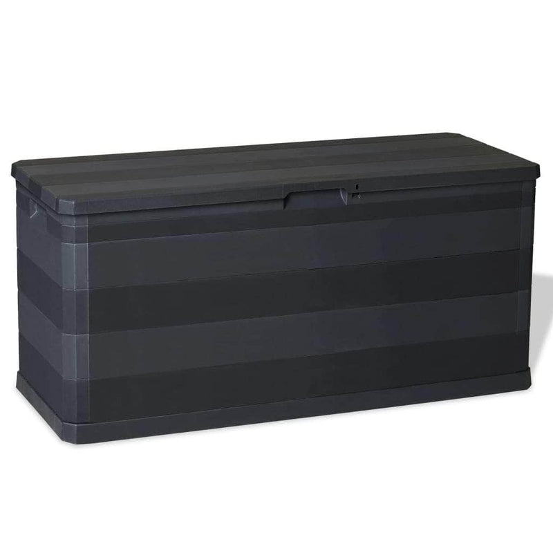 Garden Storage Box Black - Simple deals