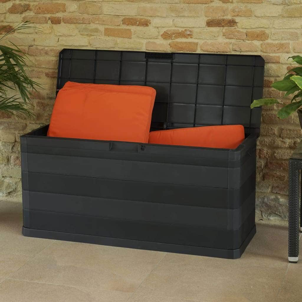 Garden Storage Box Black - Simple deals